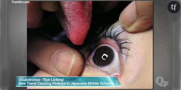 L'"eyeball licking", la nouvelle pratique sexuelle venue du Japon - vidéo