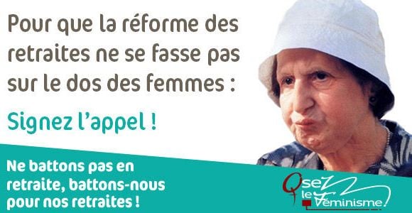 Retraite des femmes : l'appel des féministes face aux inégalités