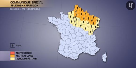 Météo France : pluies, orages, alerte orange et prévisions du 20 juin