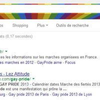 Gay Pride 2013 : Google se met aux couleurs du défilé