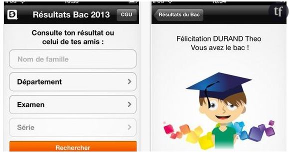 Résultats Bac 2013 : recevoir les résultats en direct sur son smartphone