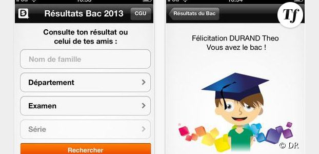 Résultats Bac 2013 : recevoir les résultats en direct sur son smartphone