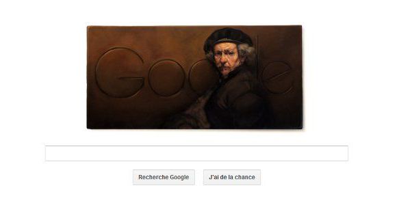 Google : un doodle célèbre l'anniversaire du peintre Rembrandt