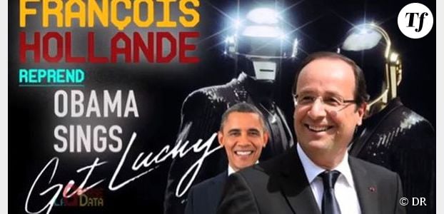 François Hollande chante Get Lucky des Daft Punk sur YouTube
