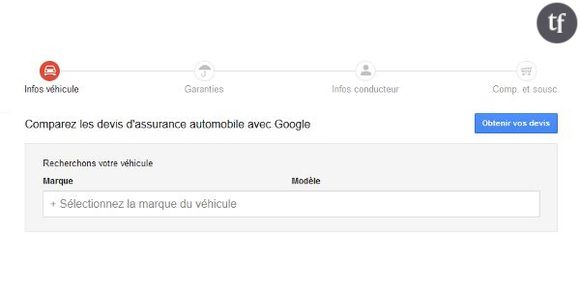Google : un comparateur d'assurance auto bientôt disponible