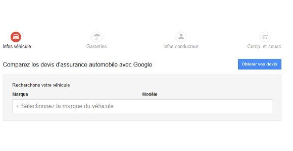 Google : un comparateur d'assurance auto bientôt disponible