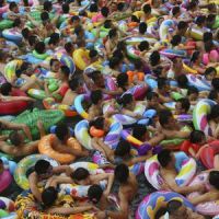 Canicule en Chine : Pourriez-vous vous baigner dans cette piscine ?