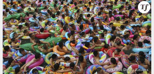 Canicule en Chine : Pourriez-vous vous baigner dans cette piscine ?