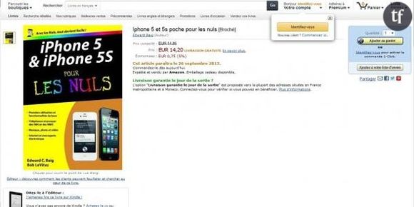 Iphone 5S : sa date de sortie dévoilée par Amazon?