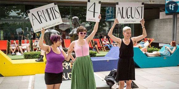 Armpits4August : le movember version femmes a du poil aux aisselles