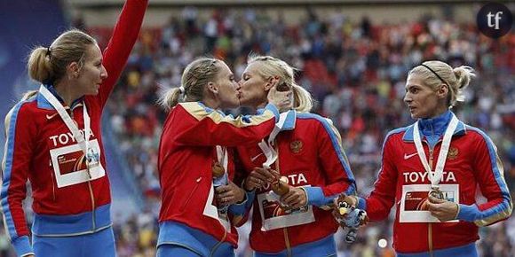 Mondiaux d'athlétisme : un baiser gay pour provoquer Poutine ?