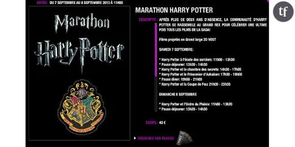 Marathon Harry Potter : dates et informations sur l’événement de la rentrée à Paris