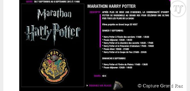Marathon Harry Potter : dates et informations sur l’événement de la rentrée à Paris