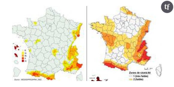 Le nouveau zonage sismique en vigueur le 1er mai