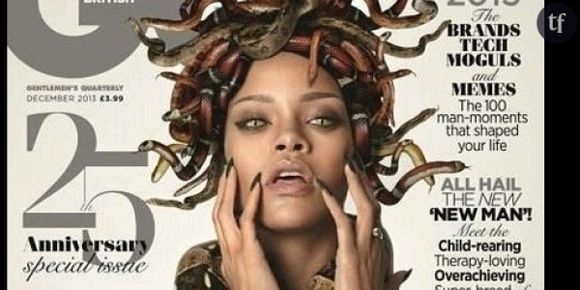 Rihanna : entièrement nue et couverte de serpents pour le magazine GQ