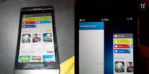 BlackBerry : le Play Store bientôt disponible ?