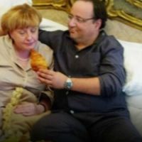 Hollande et Merkel au lit en Une de "M le Magazine" : petit-déjeuner compris