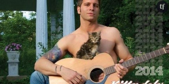 Calendrier 2014 : des hommes très sexy et des chatons trop mignons