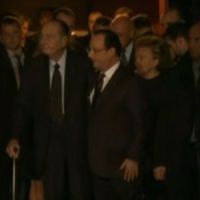 Jacques Chirac apparaît très affaibli, Hollande lui rend un émouvant hommage