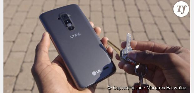 G Flex de LG : le smartphone plus fort que les clés