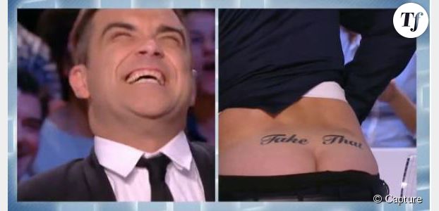 Grand Journal : de Caunes montre ses fesses à Robbie Williams – Canal + Replay