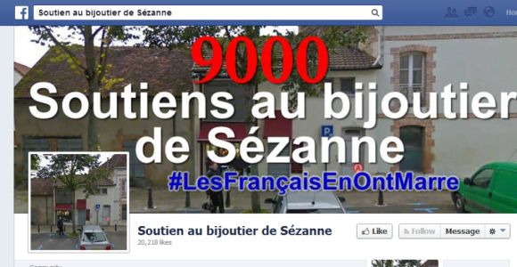 Braqueur tué : vague de soutien sur Facebook pour le bijoutier de Sézanne