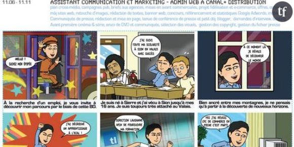 Bitstrips : un CV qui buzz sous forme de BD