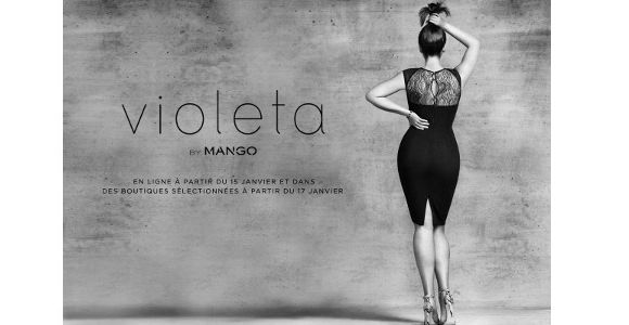 Violeta : des grandes tailles chez Mango en janvier