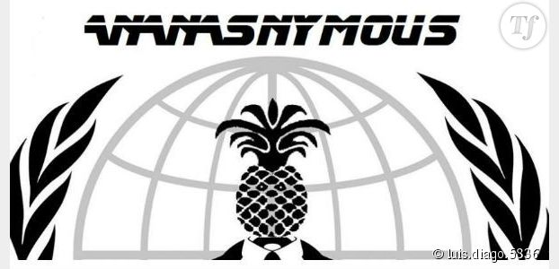Dieudonné : une parodie à base d'ananas et d'Anonymous pour le roi de la quenelle