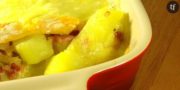 Recette de la tartiflette savoyarde traditionnelle au reblochon fermier