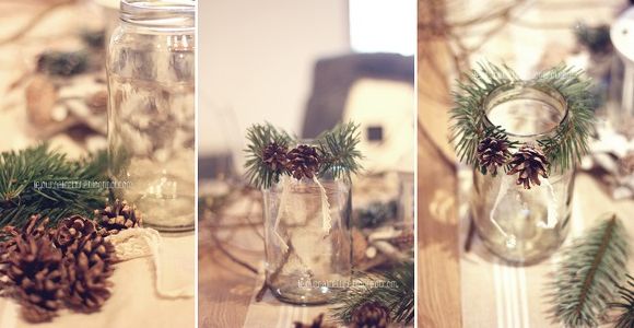 Déco de table : fabriquer un photophore élégant pour Noël – DIY