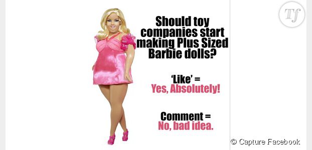 Barbie doit grossir d’après les internautes américains