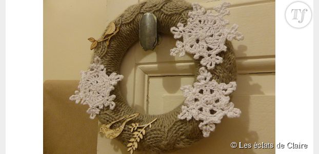 DIY : comment tricoter une jolie couronne pour les fêtes ?