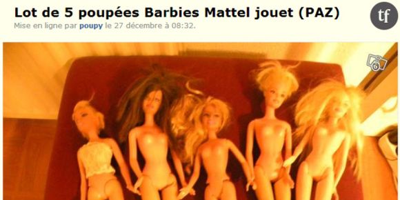 Le Bon Coin : des poupées Barbies à poil pour Noël