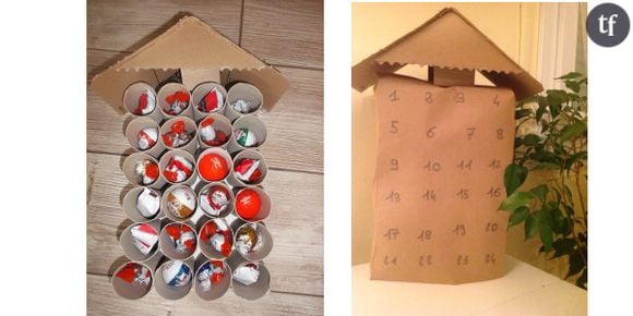 DIY de Noël : comment réaliser un calendrier de l’avent avec du carton recyclé