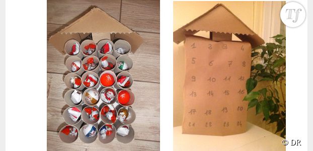 DIY de Noël : comment réaliser un calendrier de l’avent avec du carton recyclé