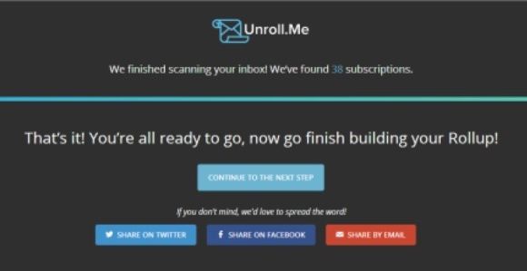 Unroll.me, ou comment se désabonner des newsletters facilement 