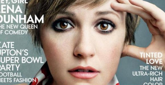 "Girls" : Lena Dunham en couverture de "Vogue" US