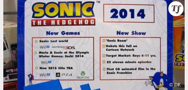 Sonic : un nouveau jeu de sortie sur PS4, Xbox One et Wii U en 2015