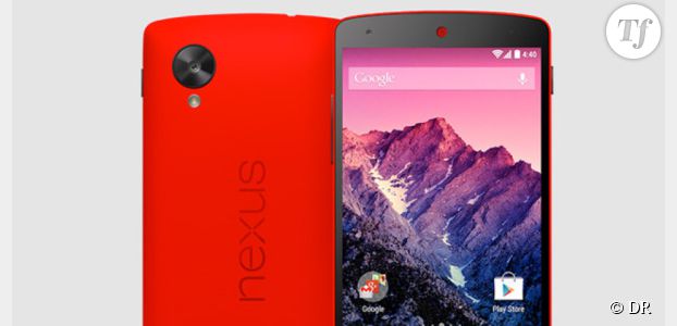 Nexus 5 : la version rouge du smartphone est en vente 