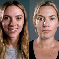 Scarlett Johansson et Kate Winslet sans maquillage et sans brushing – photos