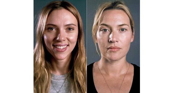 Scarlett Johansson et Kate Winslet sans maquillage et sans brushing – photos