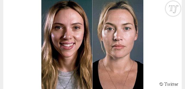 Scarlett Johansson et Kate Winslet sans maquillage et sans brushing – photos