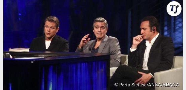 Jean Dujardin est inséparable de George Clooney et Matt Damon