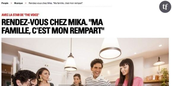 The Voice 2014 : Mika ne peut pas se passer de sa famille