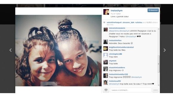 Shy'm dévoile l'album photo de son enfance sur Instagram