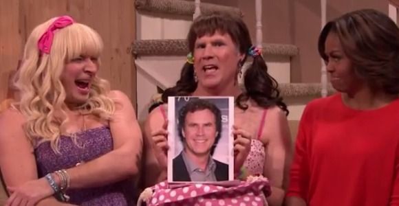 Michelle Obama fait l'idiote avec Jimmy Fallon et Will Ferrell - vidéo