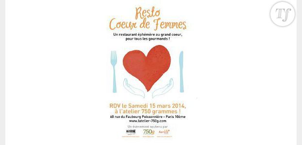"Resto Cœur de Femmes" : dînez dans un restaurant éphémère et solidaire