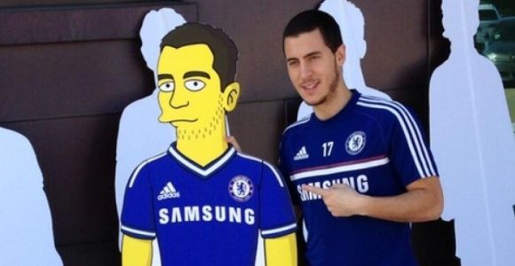 Les Simpson : Eden Hazard dans un épisode