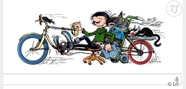 Doodle : Google fête avec humour les 57 ans de Gaston Lagaffe